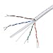 Cable Matters UL Listed in-Wall Rated (cm) Bare Copper Cat 6, Cat6 Bulk Cable (Cat6 Ethernet Cable 1000 Feet) in White