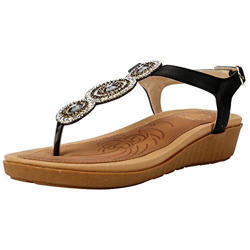 Alexis Leroy Sandali Piatti Infradito Decorati con...