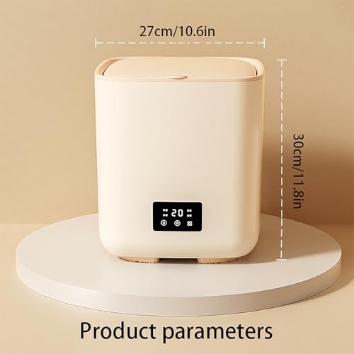 Mini lavadora portátil de ropa compacta con control inteligente de agua y viaje 2