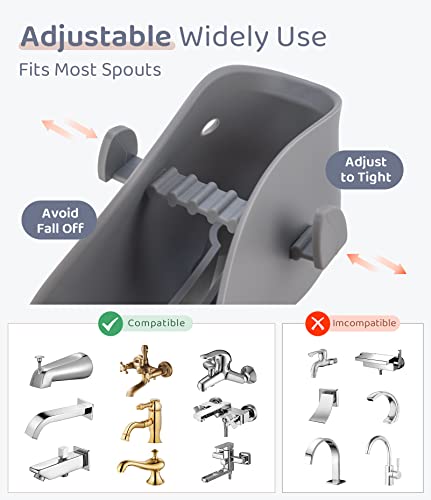 Bath Spout Cover, Faucet Cover Baby Bathroom Tub Faucet Cover Protector For Kids, Bathtub Spout Cover For Baby Toddlers Protection Accessories Baby Safety Protection Baby Universal Bath Silicone Toys #TOP5