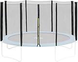Terena Trampolin Netz 305 cm Ø – Trampolinnetz für 8 Stangen - Ersatznetz Sicherheitsnetz außenliegend – Trampolinnetz 180 cm hoch - UV-beständig und reißfest – Hochwertiges Trampolin Netz Ø 305 cm