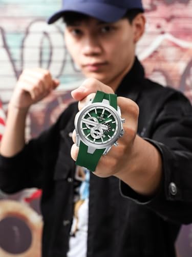 Image of REWARD Analog Green Color Dial Men Watch - RD83046M-H (Pack of 1)