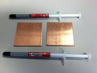 PS3 Fat Slim Copper Pad Shims Shim Heatsink YLOD Repair Kit Fix + Thermal Paste