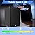 SMETA RV Refrigerator Lockable 12V/110V, 1.8 Cu.ft Semi Truck Mini Fridge with Lock For Outdoor Camping Traval Bedroom Office Van Freightliner Cascadia, No Noise