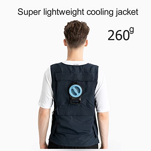 Miniatura 5 de Yxyeceipeno Chaleco Refrigerante For Moto Chaleco Refrescante For Hombre Sistema De Enfriamiento De Circulación De Agua, Enfriamiento Rápido De 15 Segundos Color : Blue, Size : Xl