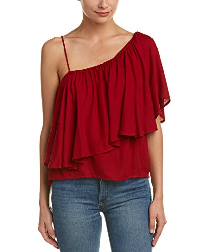 Ella Moss Women's Stella One Shoulder Top, Brick, M #TOP24