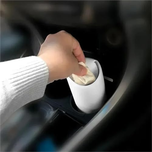 Basurero para coche y contenedor interior organizador de silicona 4