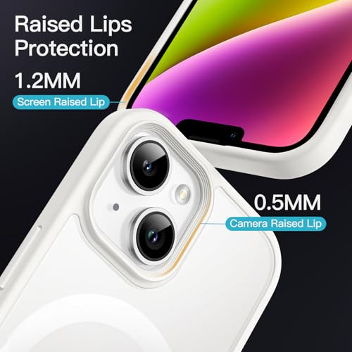 Image of JETech Magnetic Matte Case for iPhone 14, Starlight