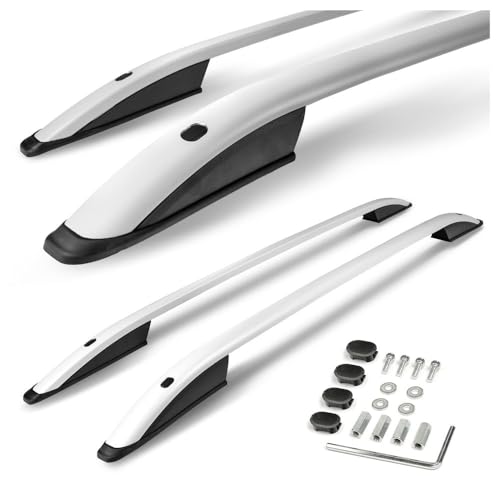 CHROMEMASTER | Barre da Tetto, Rail Tetto Compatibile con Suzuki Jimny 1998-2018; Sono Utilizzate per il Montaggio di Portapacchi, Box da Tetto o Portabiciclette | Costruzione in Alluminio