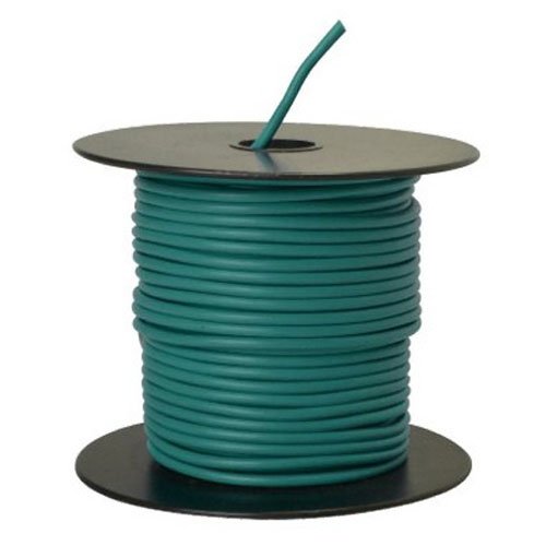 Southwire 56421923 Primary Wire, 14-Gauge Bulk Spool, 100-Feet, Green