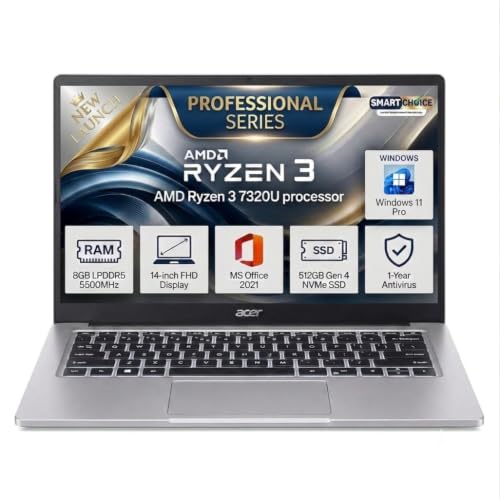 Image of Acer Pro 14 Ryzen 3 7320U 8GB LPDDR5 RAM