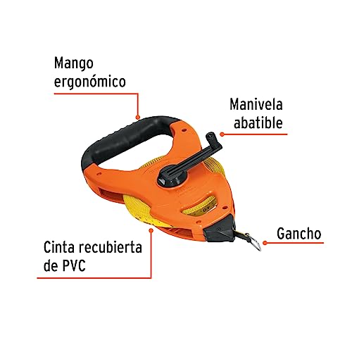 Cinta métrica de fibra de vidrio 30 m miniatura 3