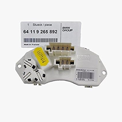 BMW AC Blower Regulator Resistor Final Stage Unit FSU Genuine OE 65892