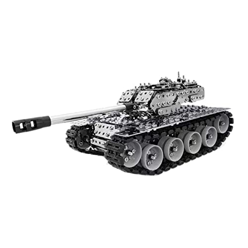 YPZ Technik Panzer Bausteine, Kleiner Panzer Modellbausatz Panzer Ferngesteuert mit Motoren, Militär Panzer Bausatz…