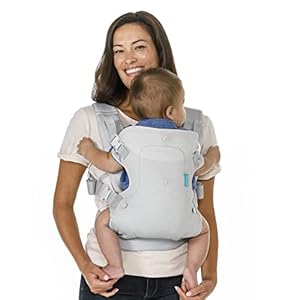 Infantino Flip 4-in-1 Light & Airy Convertible Carrier – Breathable, 4 Positions, Lumbar Support, Adjustable Waist Belt…