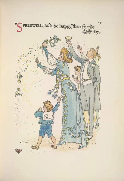 Peinture poster de Walter Crane pour decoration murale de salon moderne 60x90cm