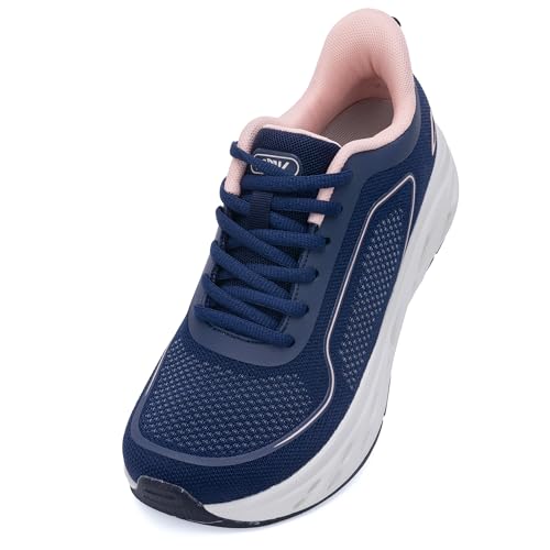 Women's Wide Walking Sneakers Arch Support