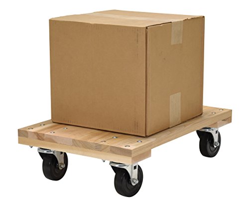 Dolly de madera dura Vestil HDOS-1624-12-NM 24 x 16 x 6.94 pulg miniatura 4