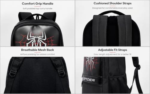 Buy STOREKARRT Laptop Backpack 37L Black SPIDER - Image 2