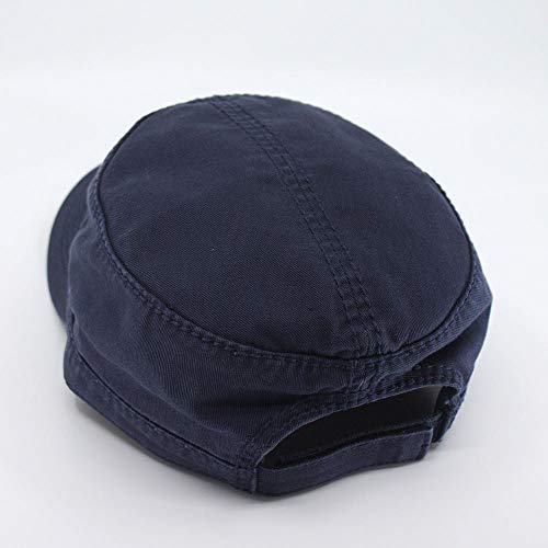Image of The Vintage Year Heavy Stitching Washed Cotton Cadet Hat - Durable Military Baseball Cap for Men & Women, Outdoor Casual Wear