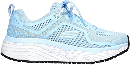 Skechers Skechers Work Banham, Women's, Light Blue/White, Soft Toe, Athletic, Work Shoe (9.0 M)