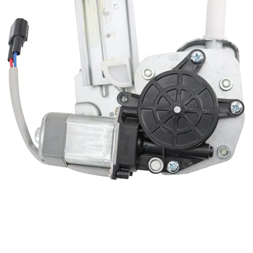 Image of TRQ Rear Passenger Side Power Window Motor and Regulator Assembly Compatible with 2009-2015 Honda Pilot