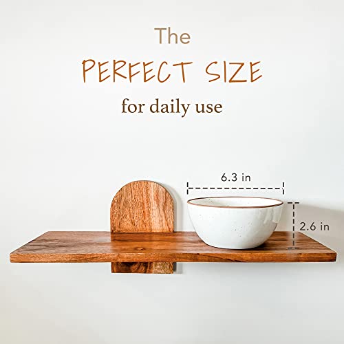 image for Mora Ceramic Bowls For Kitchen, 28oz - Bowl Set of 4 - For Cereal, Sal