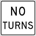 Accuform NO TURNS (FRR644RA)