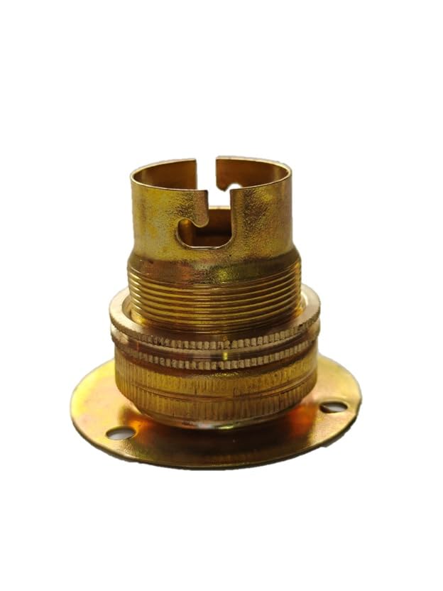 Brass Batten Type Lamp Holder, Heavy Duty, 240V 2A, Set Of : (12 Pcs)