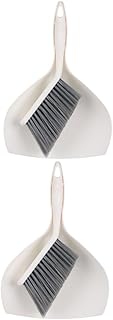 FOMIYES 2 Sets Desktop Cleaning Broom Mini Garbage Container Computer Cleaning Kit Mini Accessories White Table Mini Blush Flat Skillet Desktop Dustpan Pearlescent Keyboard Pp