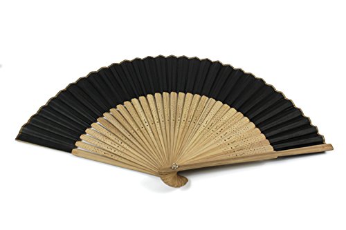 Ventaglio in bambù, pieghevole, per combattere il