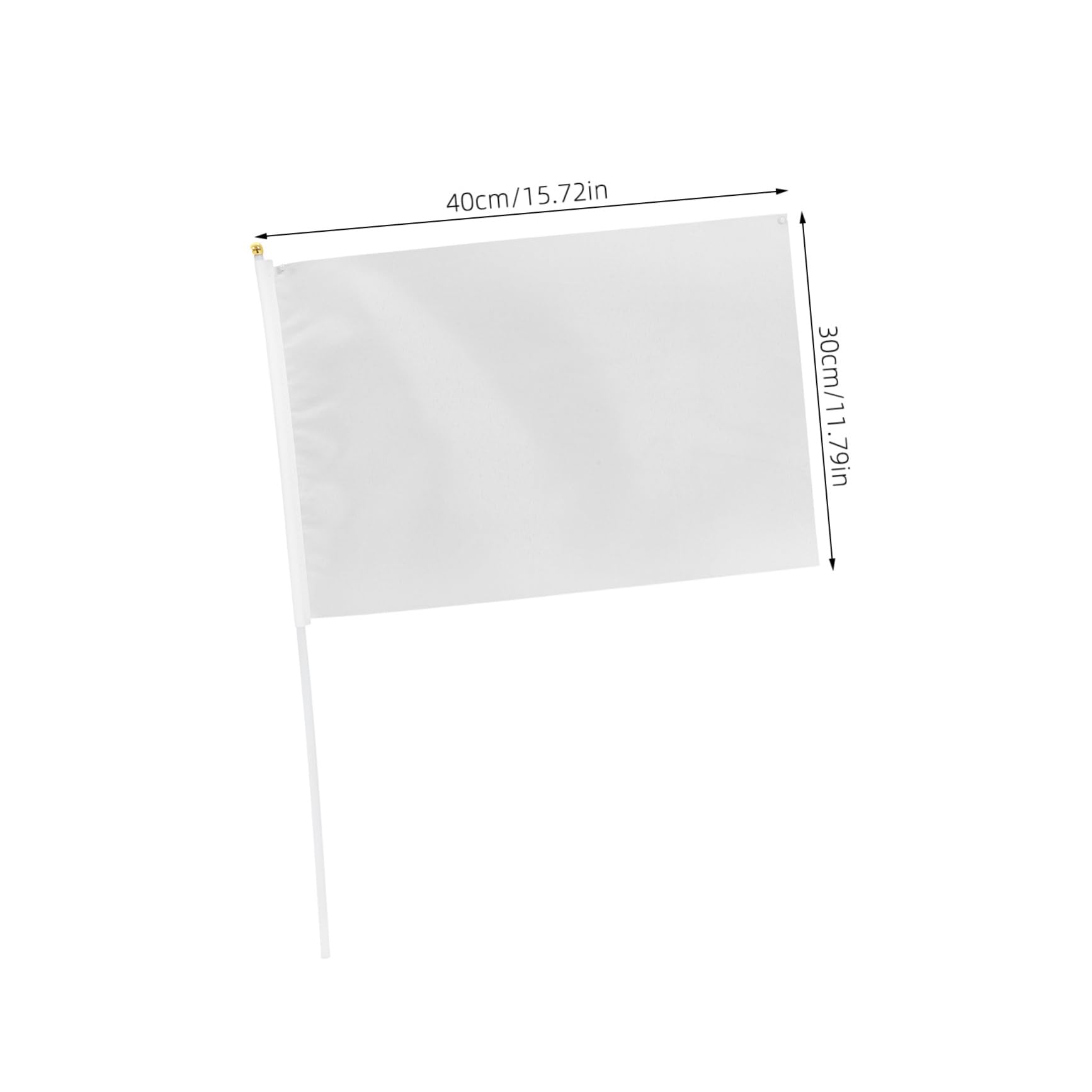 SUPVOX 60piezas Bandera Handheld Vacía Para Graffiti y Animación Para Deportivos y Celebraciones