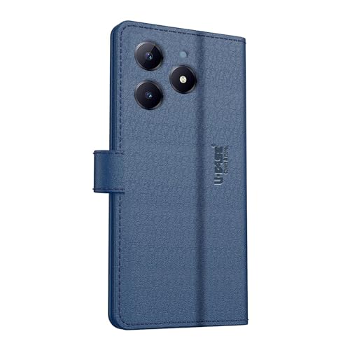 Image of U-Case Compatible with Realme Narzo N63 5G / Realme C63 5G Flip Cover| Leather Finish | Inside Pockets & Inbuilt Stand | Shockproof Wallet Style Magnetic Closure Back Cover Case