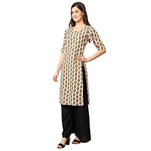 Image of Pinkmint Women's Crepe Regular Kurta