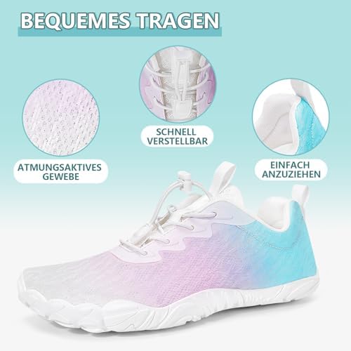 Acfoda Waterschoenen Heren Vrouwen Badschoenen Aquaschoenen Surfschoenen Zachte Lichte Strand Yoga Ademend Sneldrogende Zwemschoenen Zwart 45