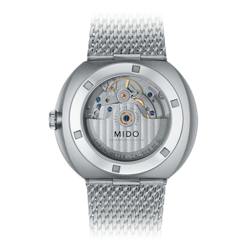 Image of MIDO Commander Icone - Swiss Automatic Chronometer Watch for Men - 42mm Stainless Steel Case - Integrated Bracelet