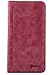 Women's Wallet - Genuine Italian Leather Long Bifold RFID Blocking Wallet (Purple)