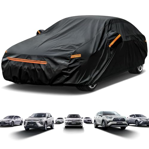 Car Cover Compatible with Nissan Magnite 2020-2023 Waterproof All Weather for Automobiles Outdoor Full Cover Rain Sun UV Protection