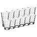 Produktbild Leonardo Ciao Optic Wasser-Gläser, 12er Set, spülmaschinengeeignete Saft-Gläser, Trink-Becher aus Glas mit Muster, 215 ml, 035245