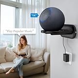 PlusAcc Wall Mount for Studio & Show 10 & Homepod - Holder Stand for Speaker with Cable Management (Black) - Image 6