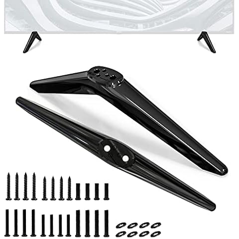 TV Base Stand for TCL 32" 40" 43" 49" 50" 55" 60" 65" 70" 75" 85" TV Stand Legs, Stand for TCL Roku TV Legs Replacement, Universal TV Legs for TCL Roku TV Base for 43S421 50S425 55S525 65S421 75S435 Cover