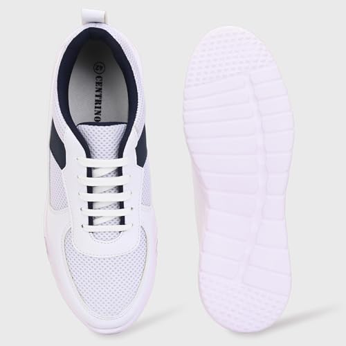 Image of Centrino Lightweight Sneakers for Men | Shoes for Man Stylish | Casual Breathable Lace-Up Canvas Walking Shoes | Cushioned Insole for All-Day Comfort | Anti-Skid Sole | Comfortable Mens Shoes Daily (6822)