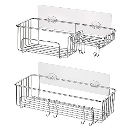 OGORI Lot de 2 paniers de rangement adhésifs Cover