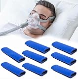 8 Pack CPAP Headgear Strap Covers,Face Cushion Pads,Soft CPAP Mask Strap Cushions for Reducing Indentation,CPAP Strap Cushions for Most CPAP Headgear Straps