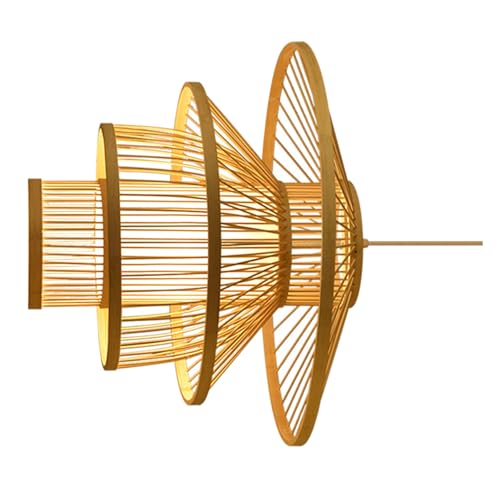 Lampe suspendue en bambou EMUKOEP pour restaurant et maison 111-240V