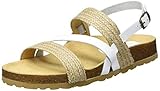 Sandalias de mujer Lumberjack Jackie, Sandalia Mujer, Blanco, 38 EU