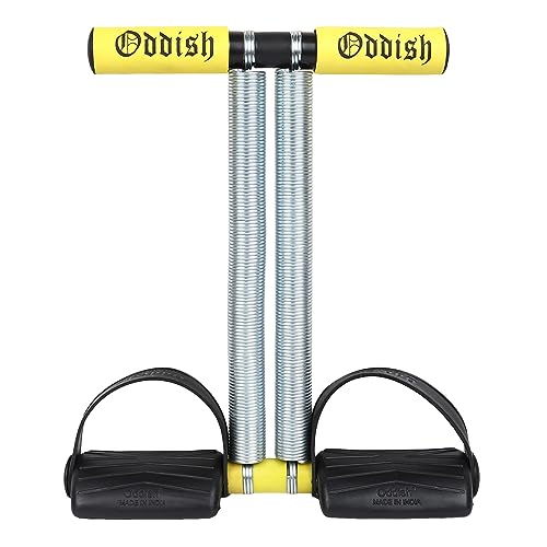ODDISH; way to fitness Tummy Trimmer for Men & Women – Ab Exercise Equipement, Abdominal Workout for Home & Gym Use – Stomach, Abs, Belly Exercise (14-INCH-YELLOW- TUMMY TRIMMER)