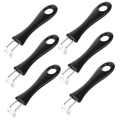 VINTORKY 6piezas Mango Removible para Sartenes y Ollas y Antideslizante Accesorio De Cocina Compatible Freidoras y Utensilios De Cocina