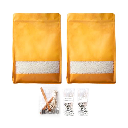 chaoxinge 5 lbs Natural Organic Soy Wax Kit | Additive-Free, Pure...