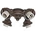 Hunter 99144 Four Light Fitter, Cocoa